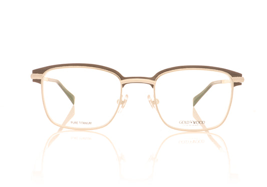 Gold & Wood Orsay 2.03 Brushed palladium  Glasses - Front