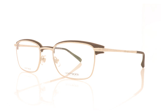 Gold & Wood Orsay 2.03 Brushed palladium  Glasses - Angle