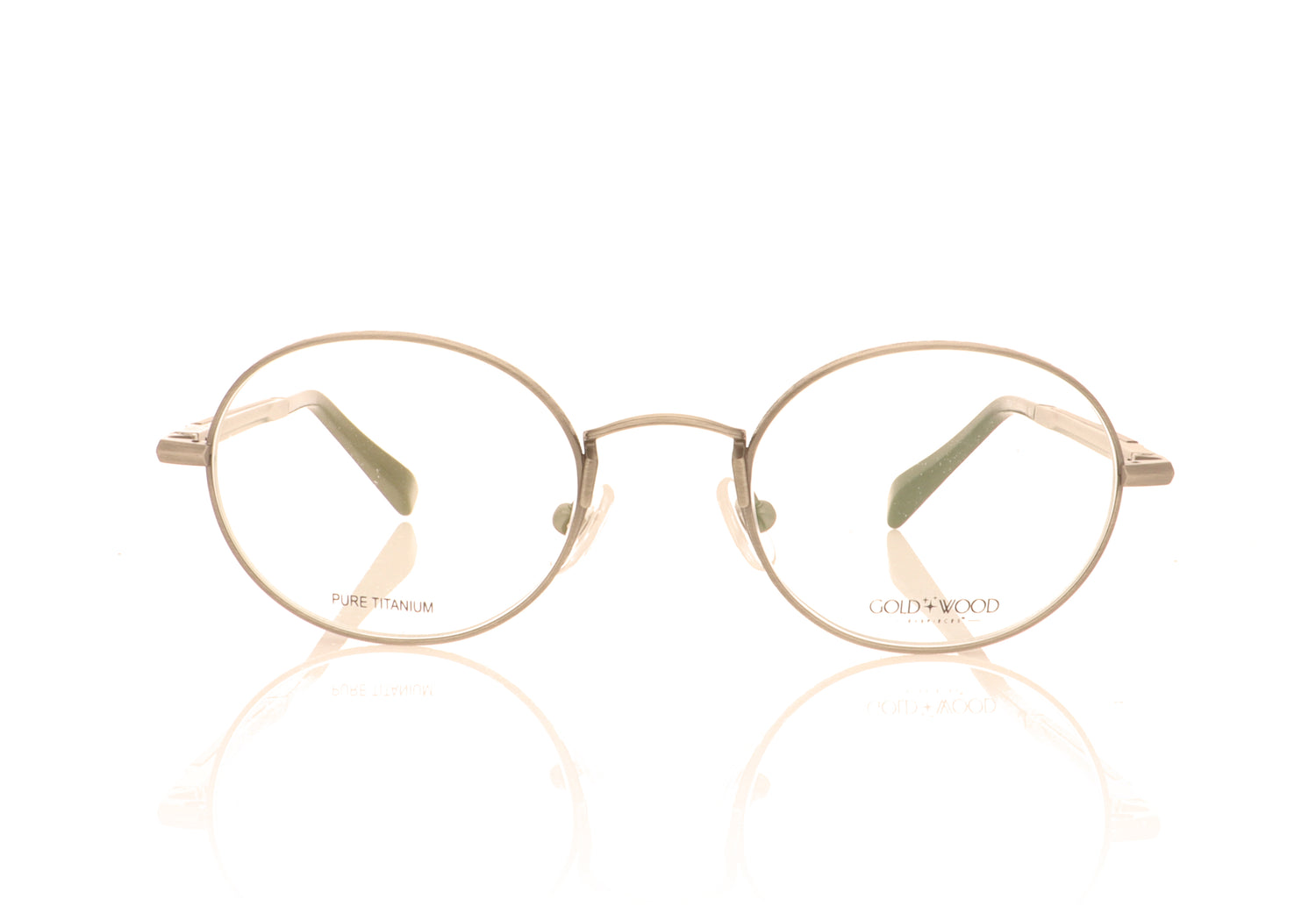 Gold & Wood Orsay 3.01 Brushed palladium  Glasses - Front