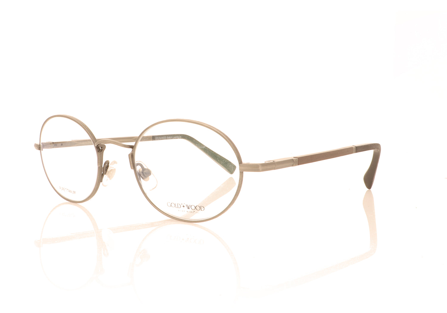Gold & Wood Orsay 3.01 Brushed palladium  Glasses - Angle