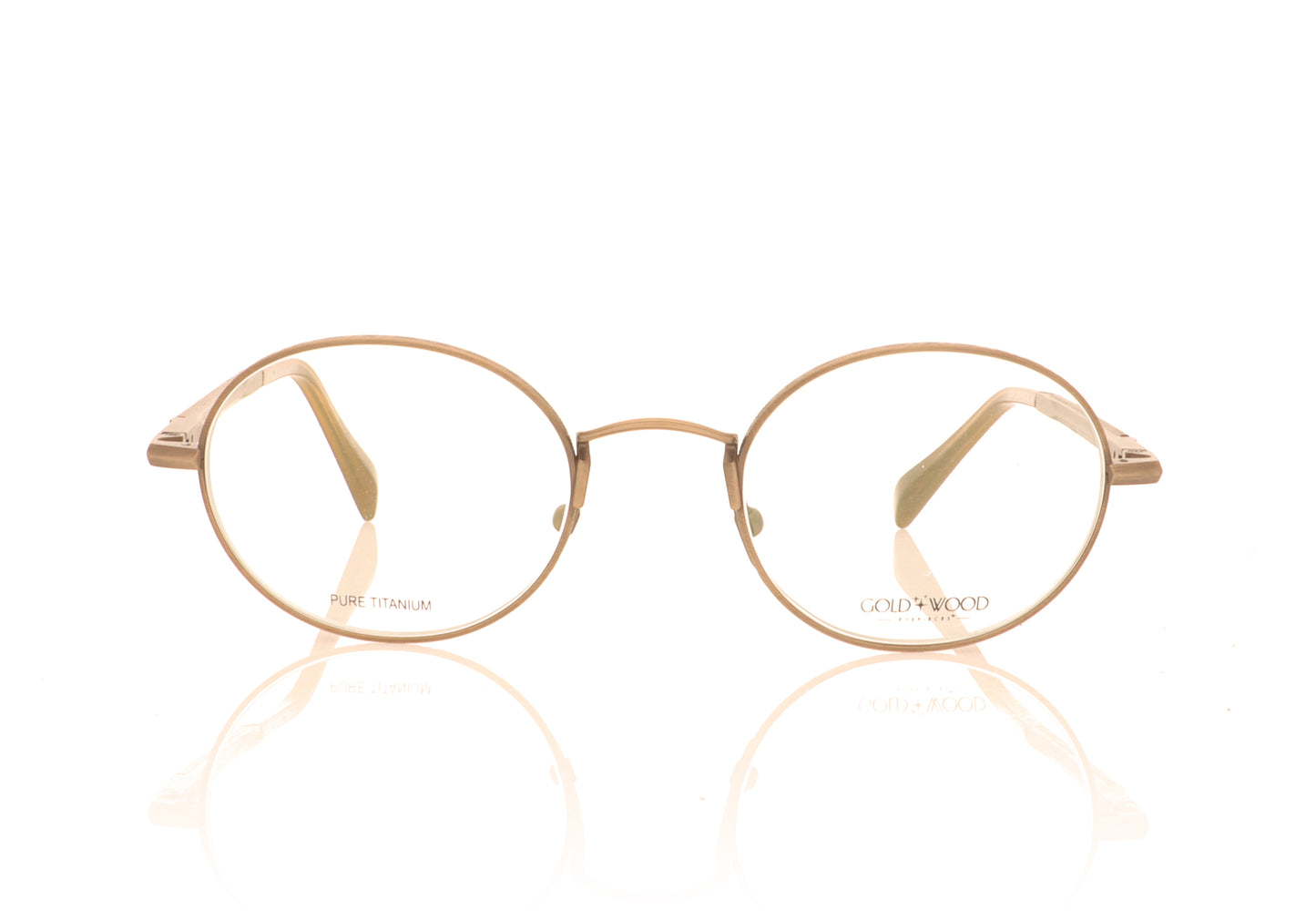 Gold & Wood Orsay 03-02 Anique Brown Glasses - Front
