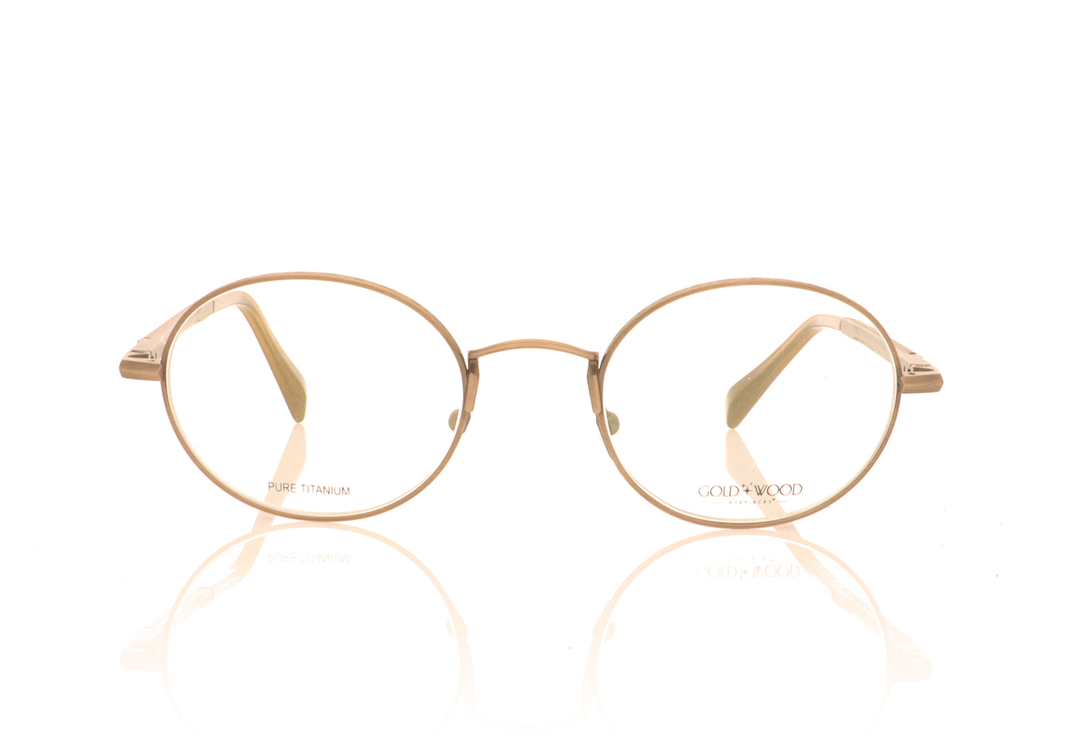 Gold & Wood Orsay 03-02 Anique Brown Glasses - Front