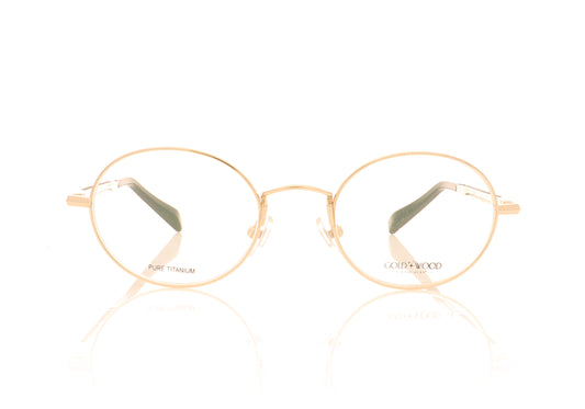 Gold & Wood Orsay 3.03 Champagne Gold  Glasses - Front