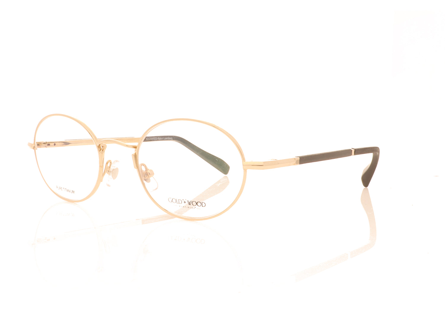 Gold & Wood Orsay 3.03 Champagne Gold  Glasses - Angle