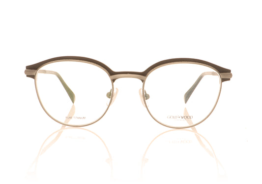 Gold & Wood Orsay 4.01 Antic silver Glasses - Front