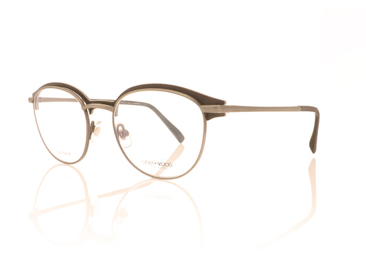 Gold & Wood Orsay 4.01 Antic silver Glasses - Angle