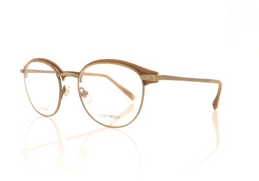 Gold & Wood Orsay 04-02 Antic gold Glasses - Angle
