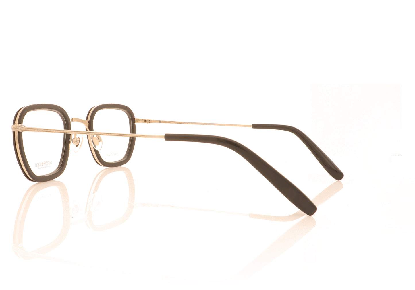 Gold & Wood Titan 4.03 Champagne Gold  Glasses - Side