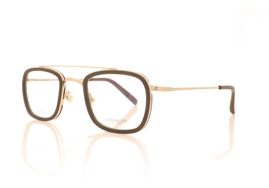 Gold & Wood Titan 5.03 Shiny champagne gold  Glasses - Angle