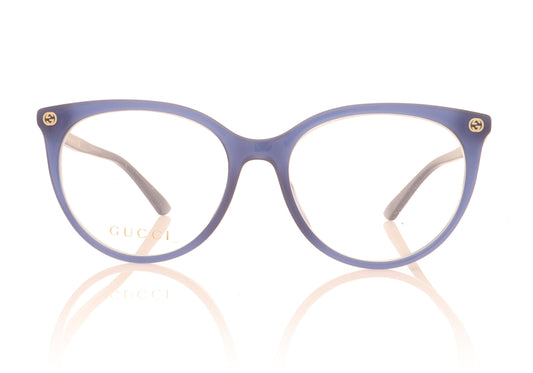 Gucci GG0093O 6 Blue Glasses - Front