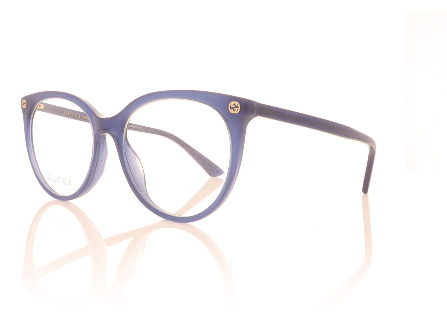 Gucci GG0093O 6 Blue Glasses - Angle