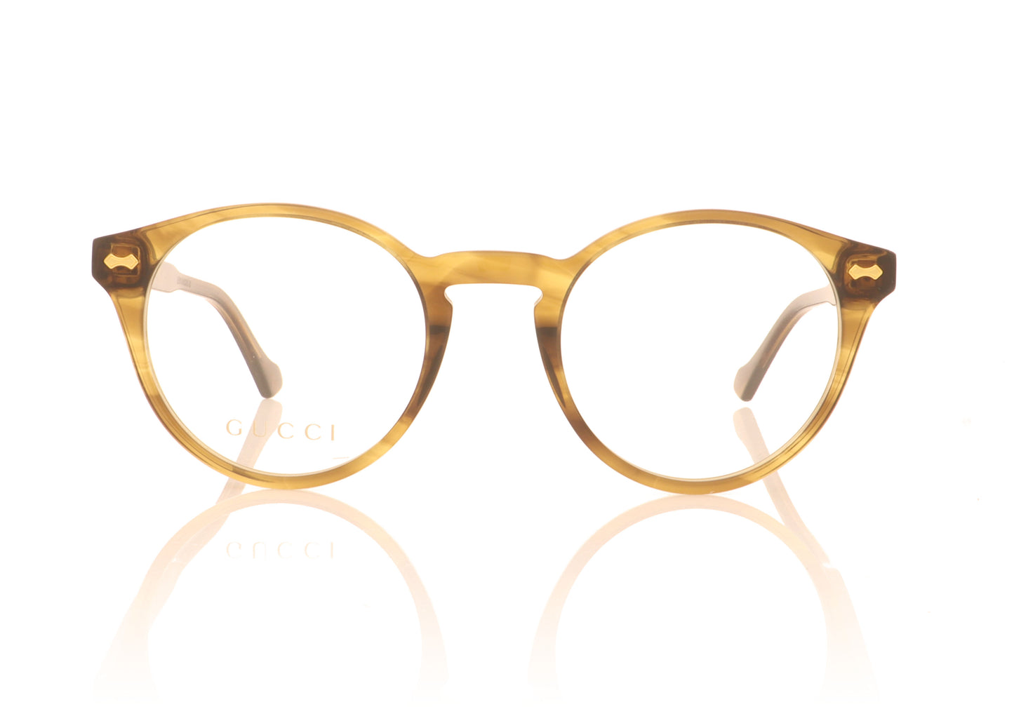 Gucci GG0738O 5 Havana Glasses - Front