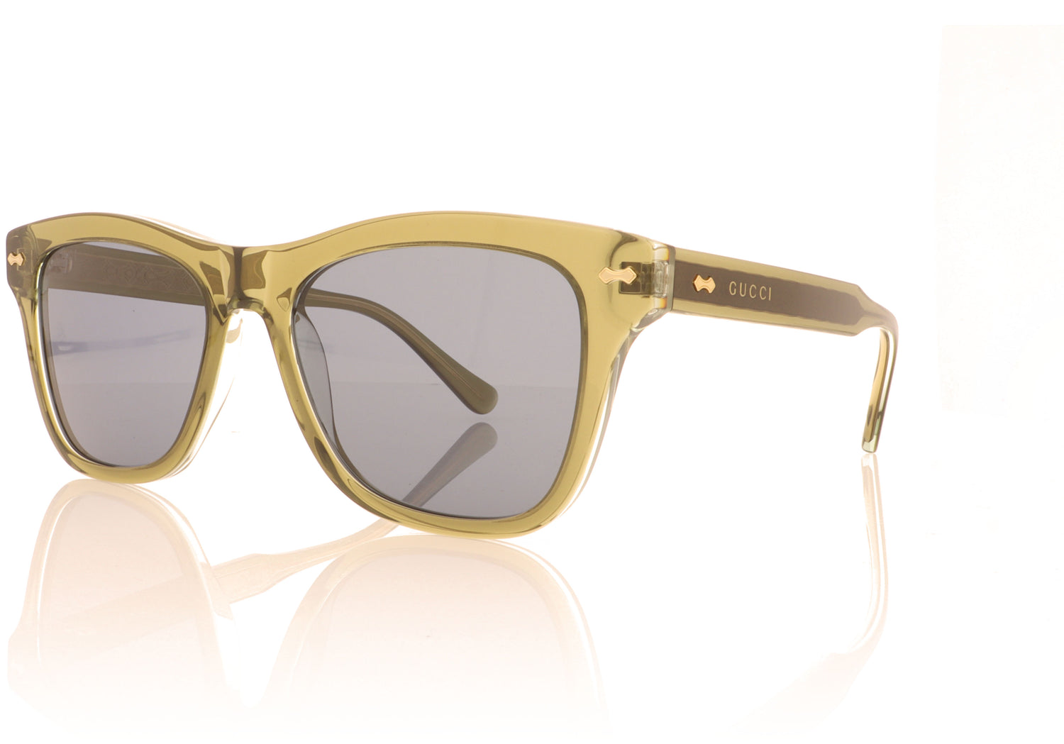 Gucci GG0910S 002 Green Sunglasses - Angle