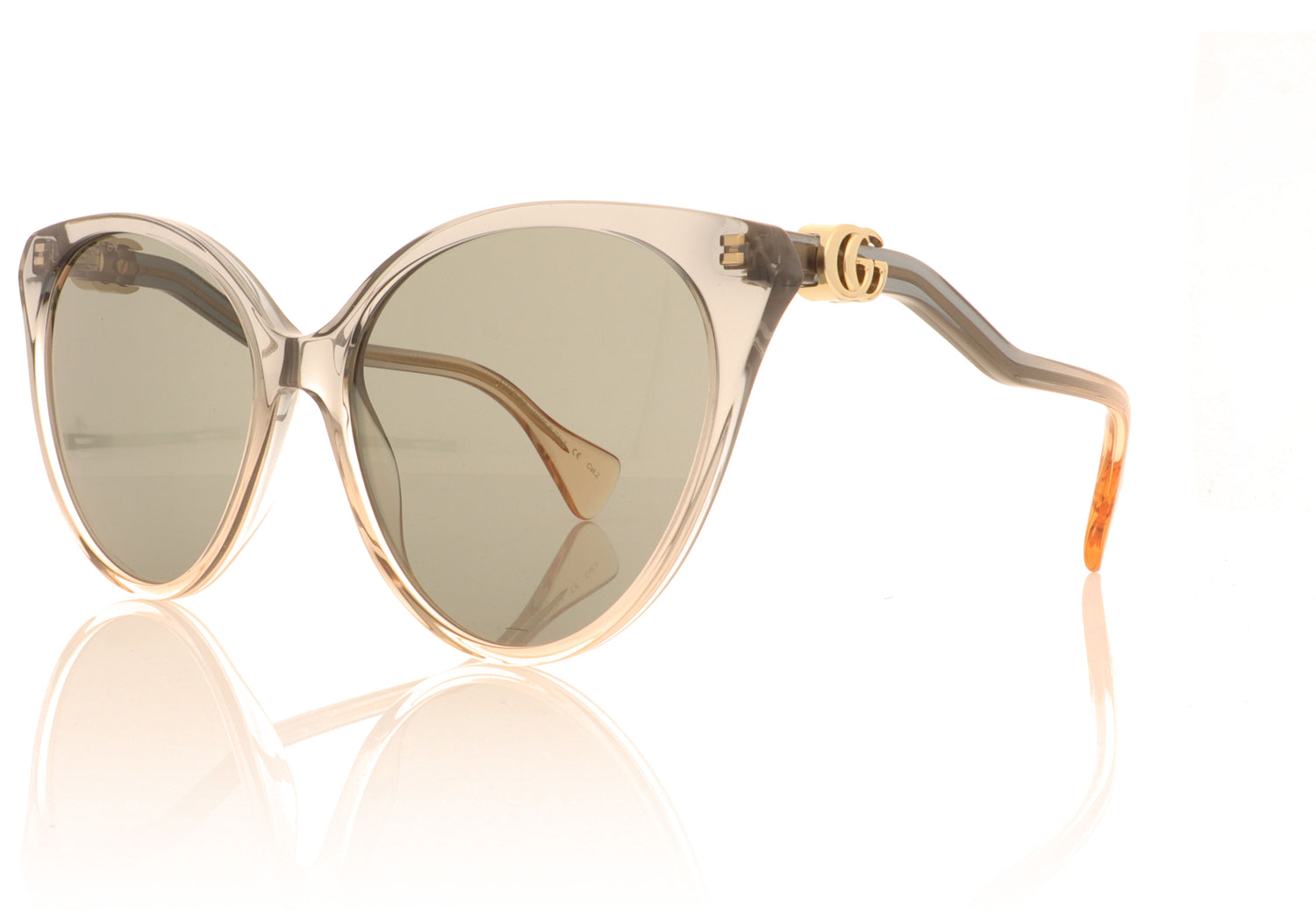 Gucci 1011 002 Blue Sunglasses - Angle