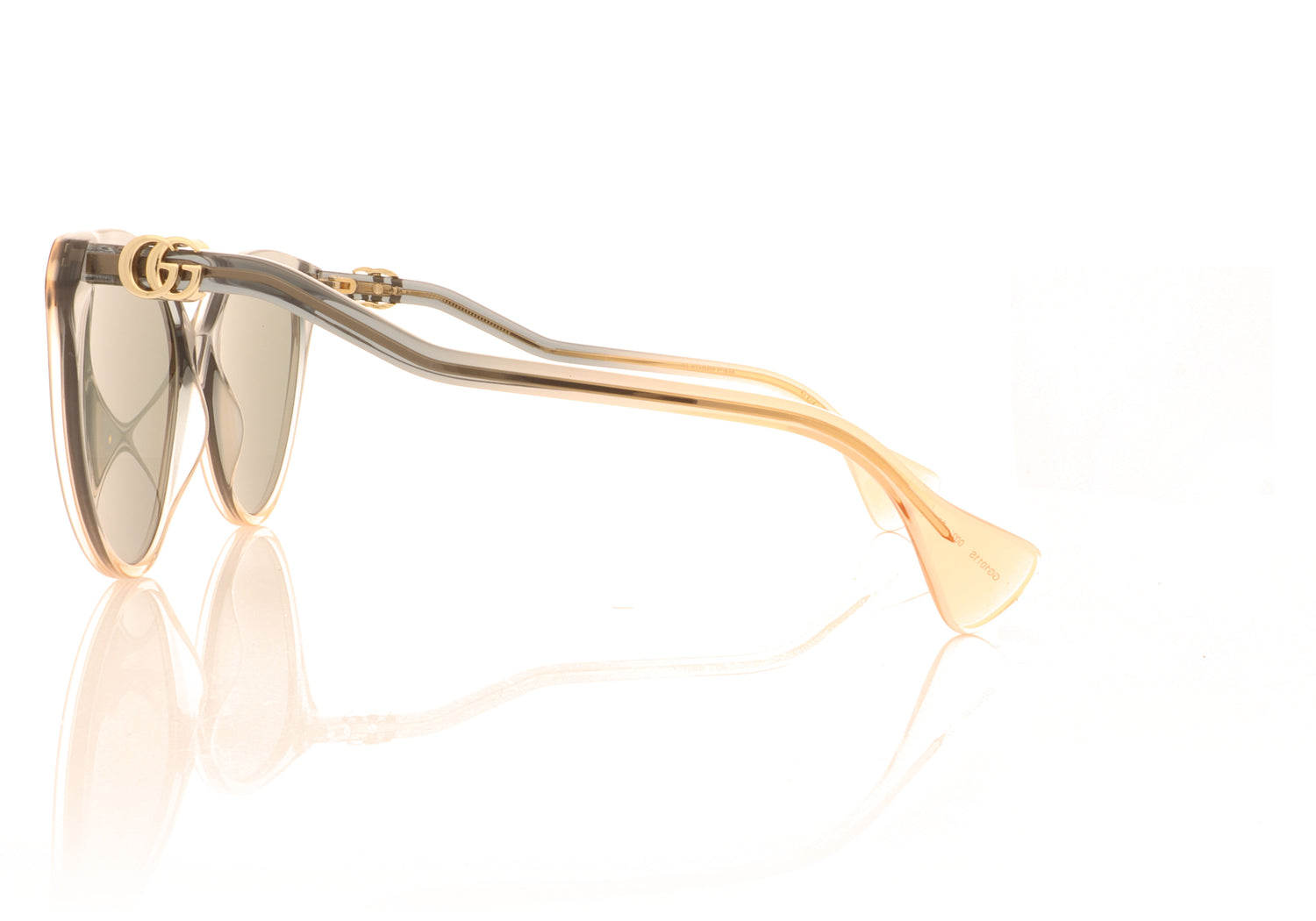 Gucci 1011 002 Blue Sunglasses - Side