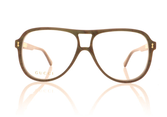 Gucci 1044 003 Blue-Brown Glasses - Front