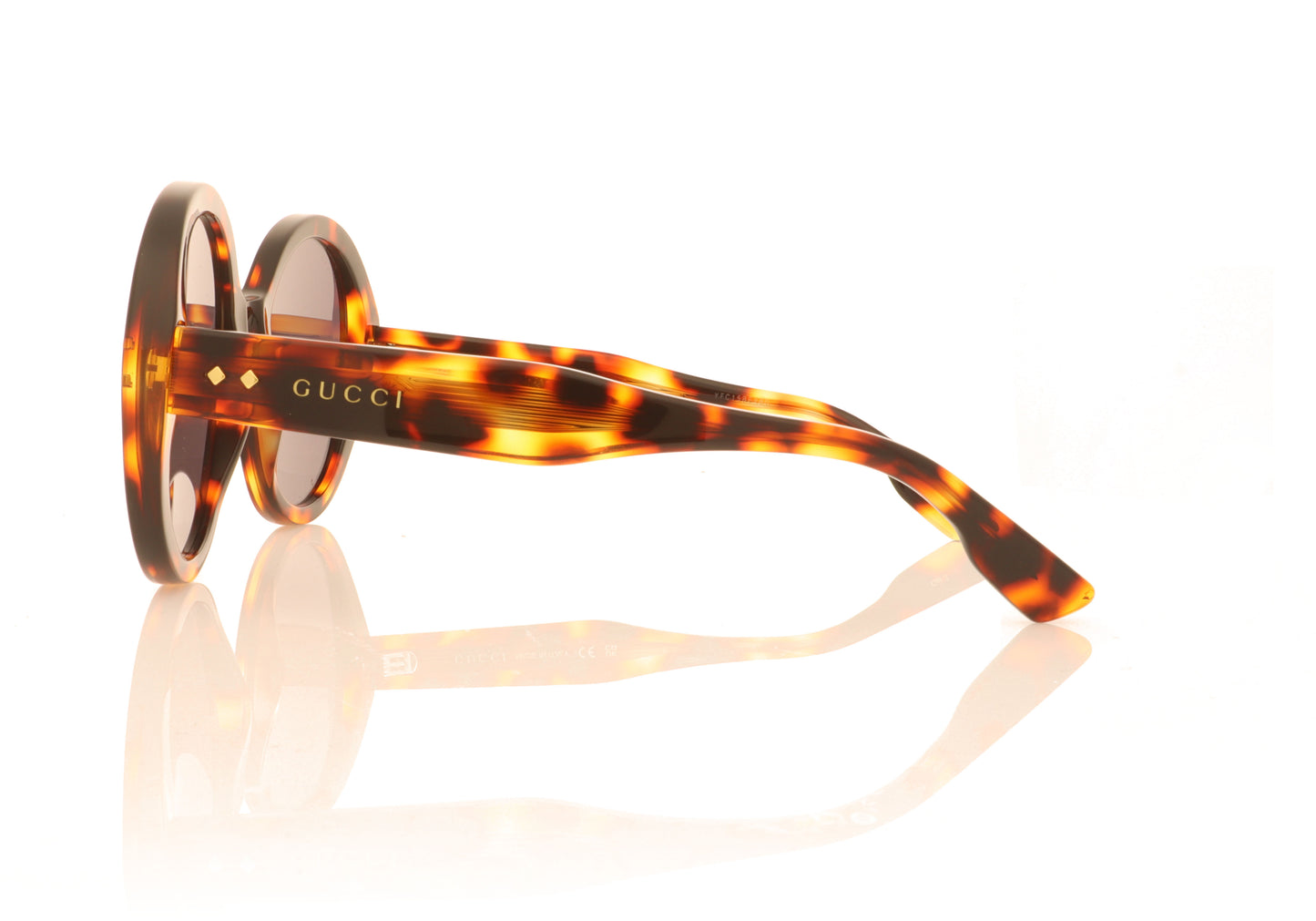 Gucci GG1081S 2 Tortoise Sunglasses - Side