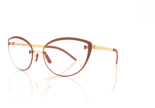 Götti BL06 GLDRED Gold Glasses - Angle