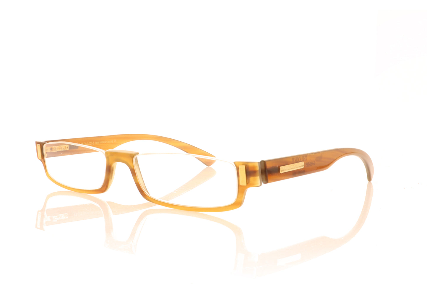 Hoffman Natural Eyewear The Icon V G-HS-Z25 Horn Glasses - Angle