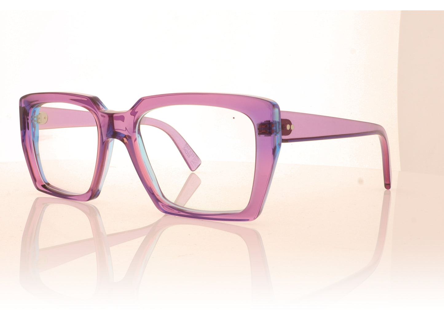Kirk & Kirk Ray K19 Purple Glasses - Angle