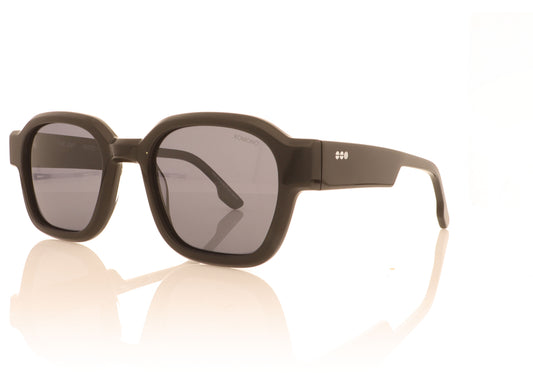 KOMONO The Jeff BLK Black Sunglasses - Angle