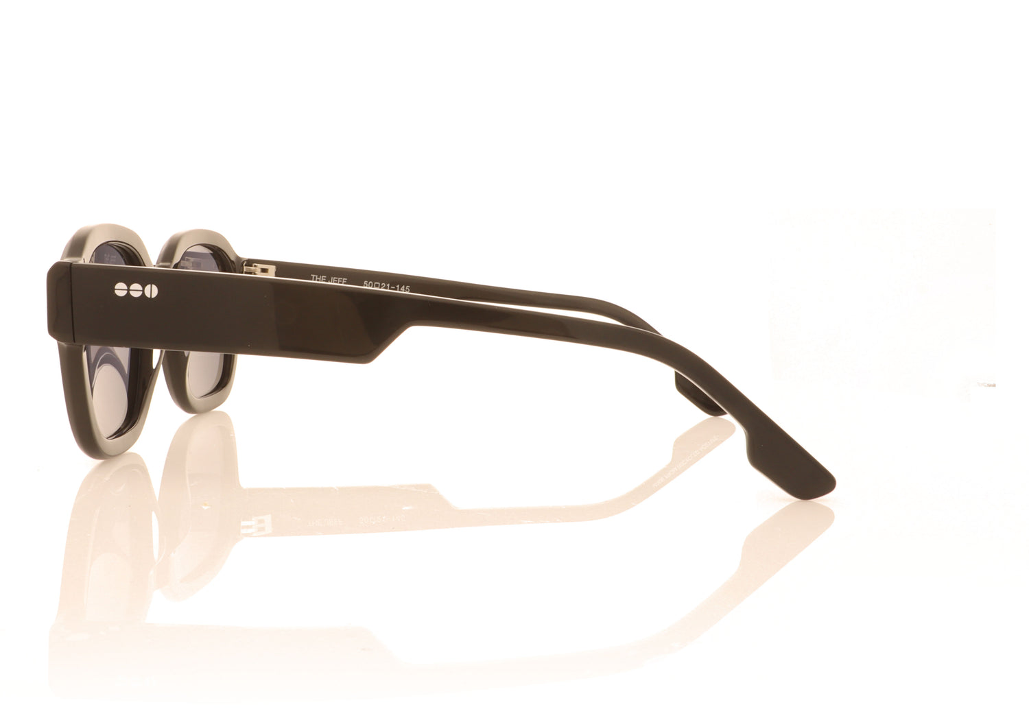 KOMONO The Jeff BLK Black Sunglasses - Side