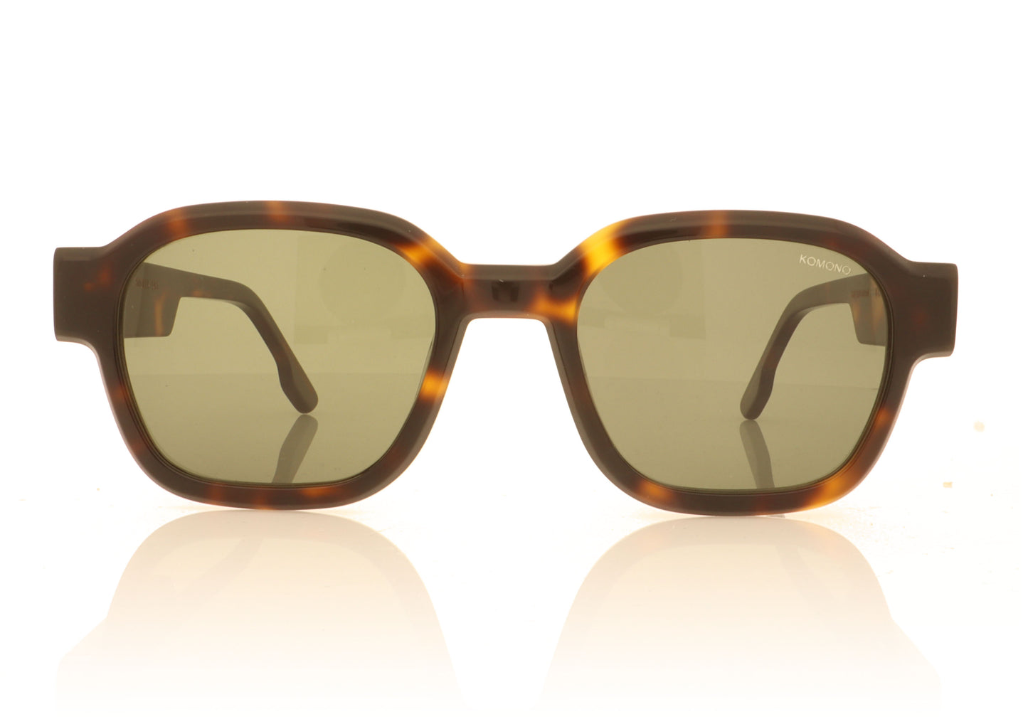 KOMONO The Jeff TORT Tortoise Sunglasses - Front