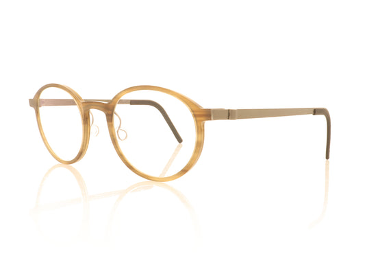 Lindberg buffalo 1828 H16 10 Light Brown Glasses - Angle