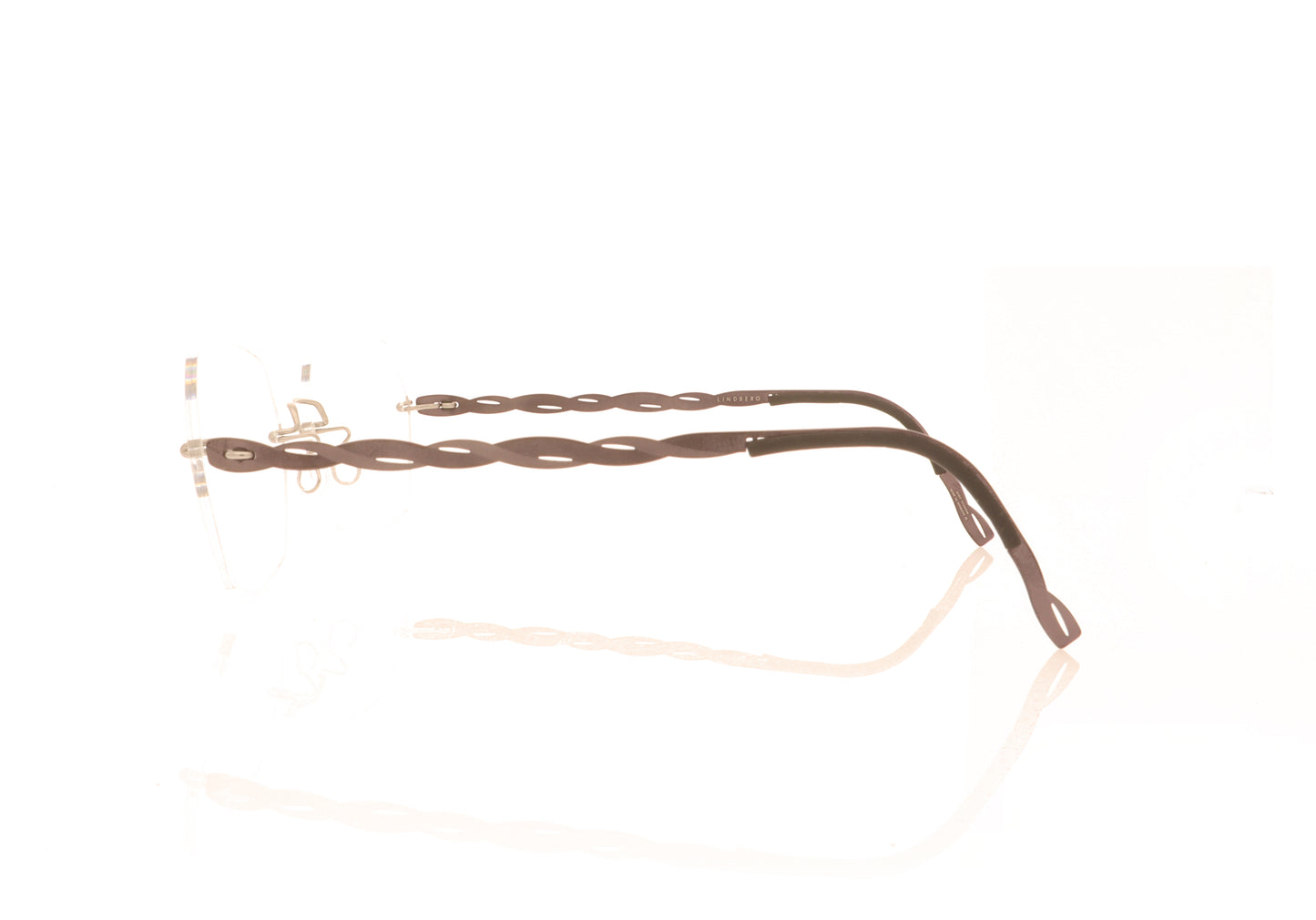 Lindberg Spirit 2433 T612 PU14/ED P10 Silver Glasses - Side