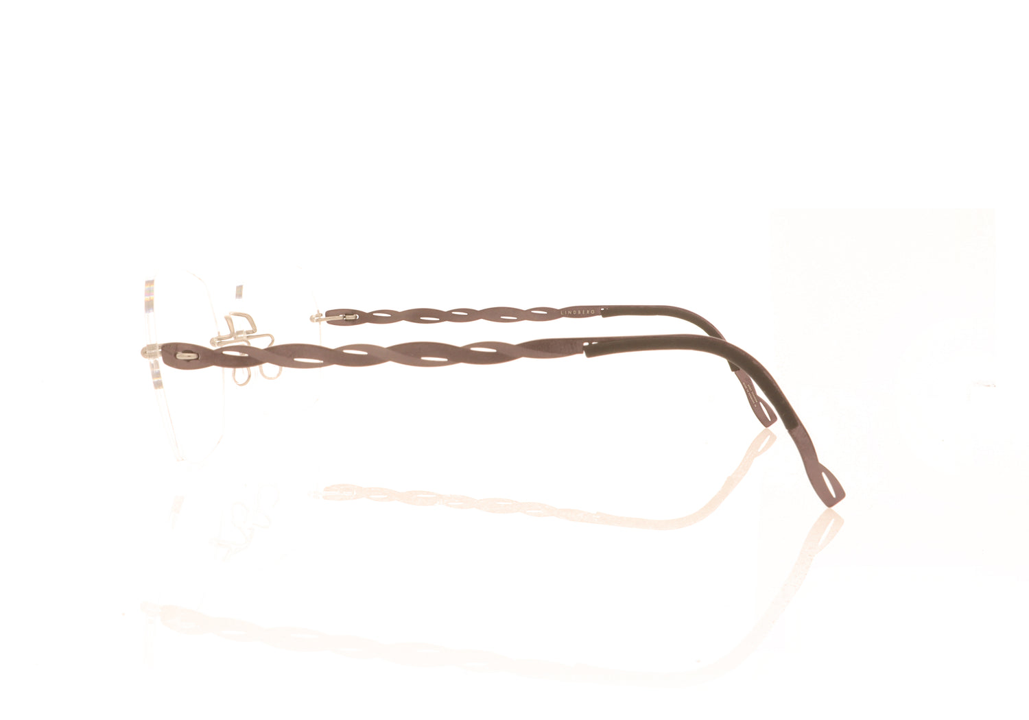 Lindberg Spirit 2433 T612 PU14/ED P10 Silver Glasses - Side