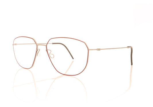 Lindberg thintanium 5505 05 GR92 Silver Glasses - Angle