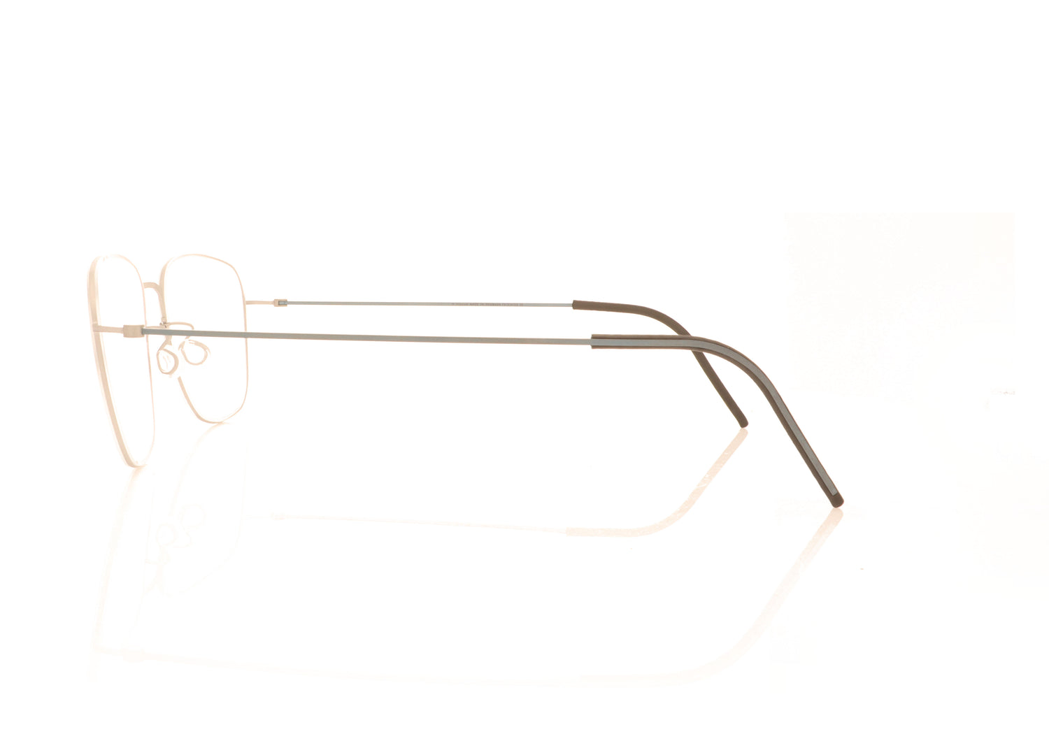 Lindberg thintanium 5506 05 GR00 Silver Glasses - Side