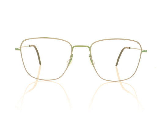 Lindberg thintanium 5506 117 GR77 Green Glasses - Front