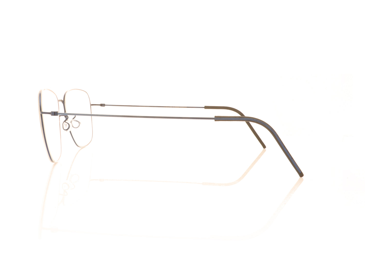 Lindberg thintanium 5506 PU13 GR00 Blue Glasses - Side