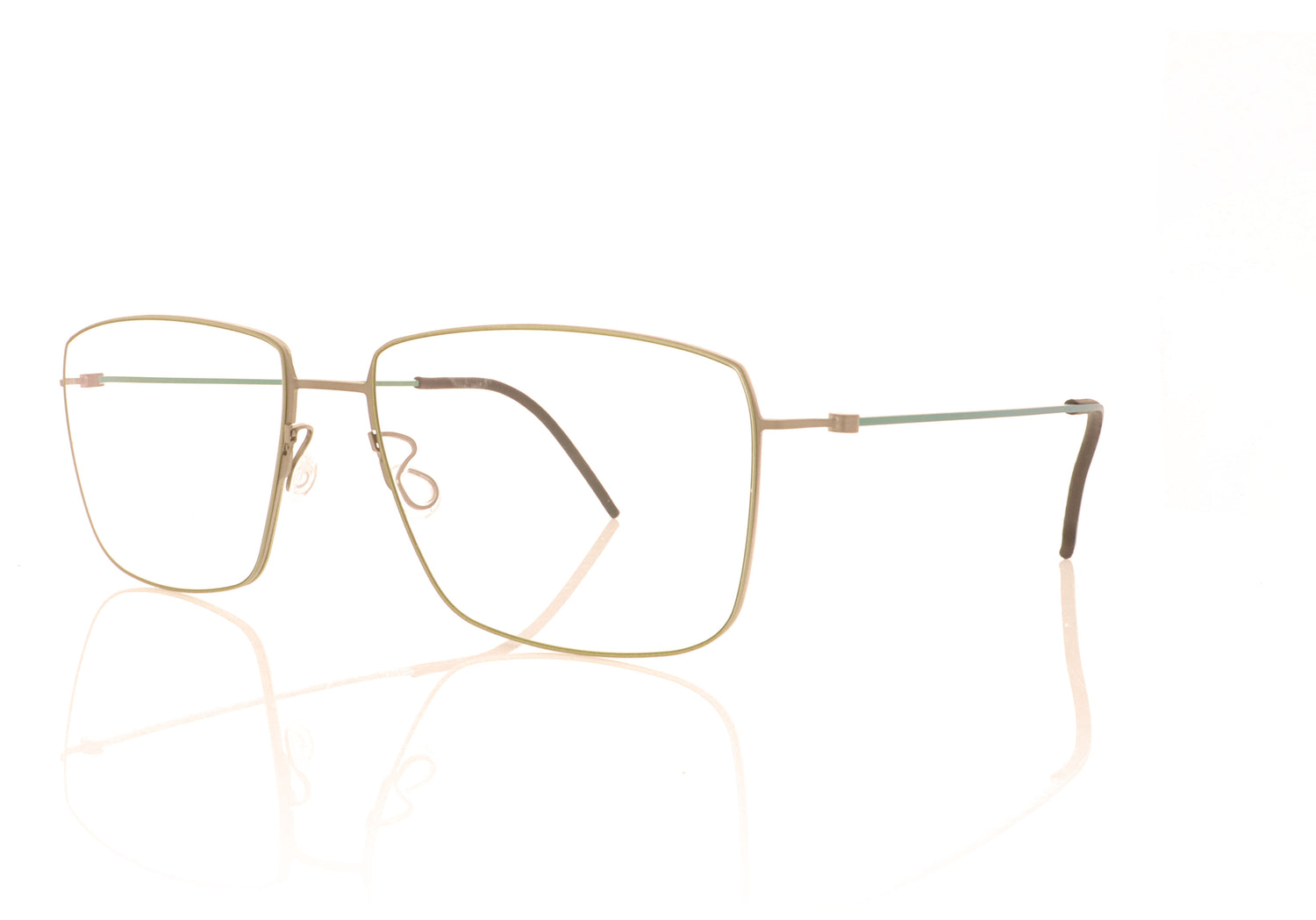 Lindberg thintanium 5508 117 GR90 Grey Glasses - Angle