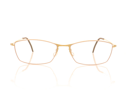 Lindberg thintanium 5510 PGT GR84 Gold Glasses - Front