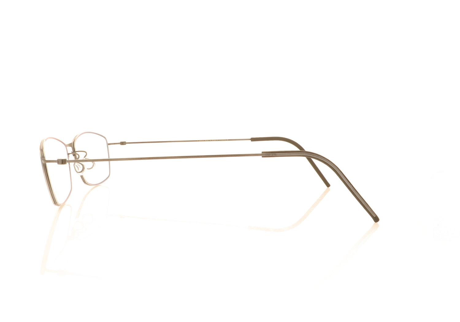 Lindberg thintanium 5510 PU16 GR88 Silver Glasses - Side
