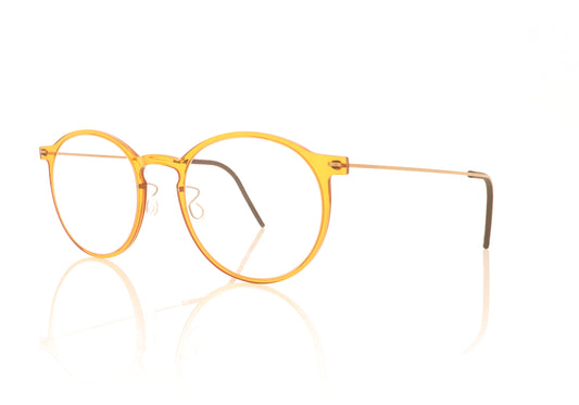 Lindberg n.o.w 6541 C09 U15 Brown Glasses - Angle