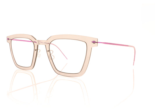 Lindberg n.o.w 6585 C07 Grey Glasses - Angle