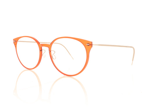 Lindberg n.o.w 6600 C12/P10 Red Glasses - Angle