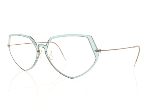 Lindberg n.o.w 6624 C08 Blue Glasses - Angle
