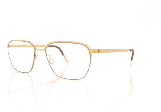 Lindberg Strip 7423 GT Gold Glasses - Angle