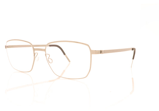 Lindberg Strip 9626 P10 Silver Glasses - Angle