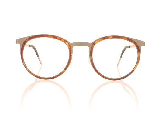 Lindberg Strip 9704 10 K25M Gunmetal Tortoise Glasses - Front