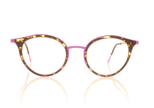 Lindberg Strip 9728 75 GR77 Purple Glasses - Front
