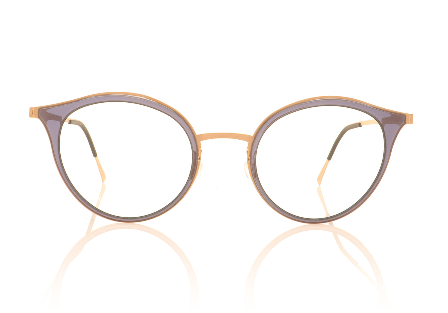 Lindberg Strip 9728 K181 U15 Blue Bronze Glasses - Front