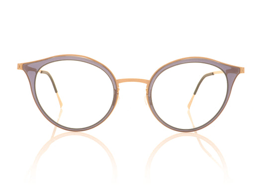 Lindberg Strip 9728 K181 U15 Blue Bronze Glasses - Front