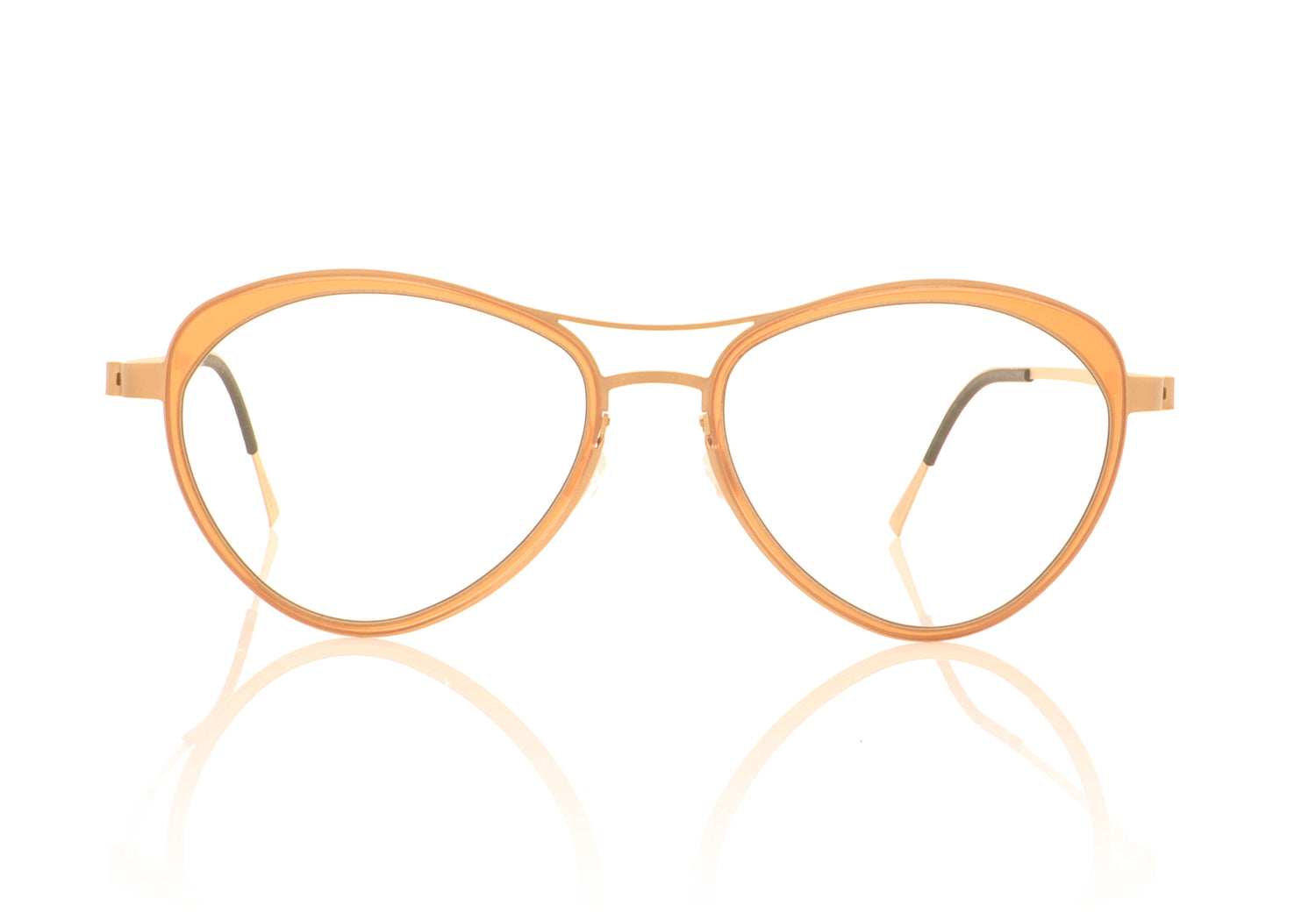 Lindberg Strip 9746 U15 K255 Gold Glasses - Front