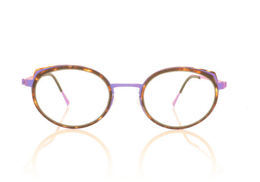 Lindberg Strip 9748 K204 PU15 Purple Tortoise Glasses - Front
