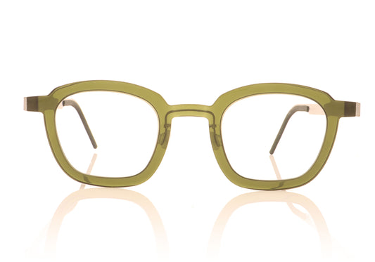 Lindberg acetanium 1050 AK32 Green Glasses - Front